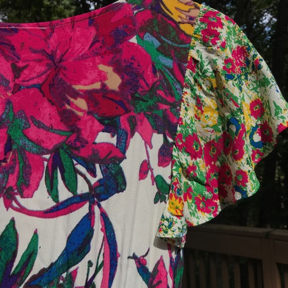 NWT Tracy Reese x Anthropologie Flowing Floral Dress - Picture 7 of 10